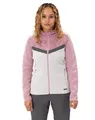 Produktbild: JAKO Kapuzenjacke Iconic (Polyester-Fleece, Seitentaschen mit Reißverschluss) hellgrau/pink/anthrazitgrau Damen, Größe: 44