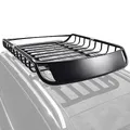 Produktbild: DREAMADE Auto Dachkorb Universal, Dachgepäckträger schwarz, Dachträger, Dach Gepäckträger, Gepäckkorb aus Stahl, Autodach Gepäckträger Regal, Schwarz