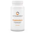 Produktbild: Vita World Propionsäure 500 mg Hochreines Natriumpropionat 120 Kapseln Vegan