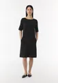 Produktbild: comma Minikleid Kleid Kurzarm-Kleid aus Modalmix mit Logo-Detail