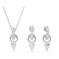 Produktbild: Swarovski Mesmera-Set, Birnengröße, Rundgröße, Weiß, rhodiniert