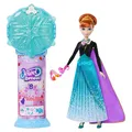 Produktbild: Mattel Disney Die Eiskönigin Anna-Modepuppe und Zubehörteile mit 8 Überraschungen, darunter schneeflockenförmige Juwelenbox, Ring für Kind und 9 Spielteile, vom Film inspiriert, JJY37
