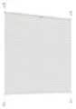 Produktbild: Plissee weiß 70cm x 120cm Jalousie Easyfix Faltrollo Plisseerollo Plisse Plisee