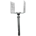 Produktbild: CONNEX Pfostenträger, Stahl, BxL: 75 x 75 mm - silberfarben