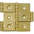 Produktbild: Paravent-Scharnier Messing, 50 x 25mm, 3-teilig
