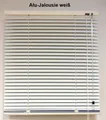 Produktbild: Aluminium-Jalousie 80x175 cm (BxL) weiß