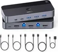 Produktbild: CM664 HDMI KVM Switch 2 In 1 Out, KVM-Switch schwarz/silber