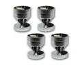 Produktbild: Dynavox Dämpfer 4er Set Sub-Watt-Absorber, 35-41mm, Chrom