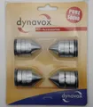 Produktbild: Dynavox Lautsprecher Gerätefüße Sub-Watt-Absorber 4er Set - chrom- NEU HD 919