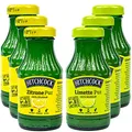 Produktbild: Hitchcock - 6er Mischset: Limettensaft und Zitronensaft Pur 100 % Direktsaft - Premium Limetten und Zitronen Saft in 0,2 Liter Glasflasche