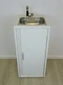 Produktbild: SRM Design Waschbecken Mobiles Waschbecken Edelstahl Spülbecken Handwaschbecken Camping Weiß