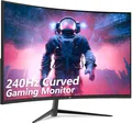 Produktbild: Z-EDGE 27 Zoll Curved Gaming Monitor 240Hz 1ms MPRT Full HD LED Bildschirm PC