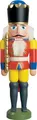 Produktbild: Nußknacker König rot-gelb HxBxT = 29x10x8cm NEU Weihnachten Seiffen Nutcracker N