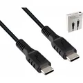 Produktbild: Dinic 30x USB C auf C Ladekabel 1,50m, schwarz, im Thekendisplay (1.50 m, USB 2.0, 60 W) (B-USBCL-SAK-TD)