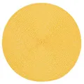 Produktbild: Haus und Deko Platzset Polypro Bastoptik rund ca. 35 cm Ø Honig abwaschbar Tischset Platzdeckchen