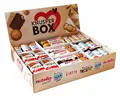 Produktbild: Ferrero Knusper Box mit 74 Teilen in 6 Sorten, mit Kinder Cards, Nutella Biscuits, Kinder Happy Hippo, Nutella B-Ready und Giotto, 1er Pack (1 x 1,8kg)