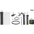 Produktbild: Gust. Alberts GmbH & Co. KG Maschendrahtzaun Set, anthrazit-metallic, 25 m