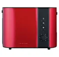 Produktbild: Severin Toaster Severin AT 2217 Toaster kabelgebunden, mit Brötchenaufsatz Rot (metall, 800.00 W