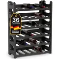 Produktbild: Gardissimo Weinregal Flaschenregal Regal für 36 Flaschen anthrazit