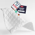 Produktbild: Blumtal Sommerdecke 155x220 cm - Oeko-TEX zertifizierte Sommerdecke 155x220 cm - leichte Decke Sommer 155x200 cm weich - Steppbettdecke waschbar 95 °C - Füllmenge 150 GSM - mit Eckhalterung