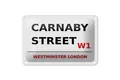 Produktbild: Blechschild London 18x12 cm Westminster Carnaby Street W1 Deko Schild
