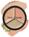 Produktbild: THESAEM Cover Perfection Triple Pot Concealer – 3-Farben-Concealer mit Clear Beige-, Grün- und Pfirsichtönen – Hohe Deckkraft zum Korrigieren & Abdecken von Rötungen, Augenringen, 01 Correct Beige