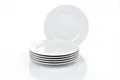 Produktbild: Retsch Arzberg Frühstücksteller HEIKE WEISS, Dessert- & Kuchenteller 19 cm, Set 6-tlg, Porzellan, (6 St), klassisch runder Frühstücksteller für jeden Anlass, spülmaschinenfest
