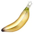 Produktbild: Inge Glas - Christbaumschmuck, Baumschmuck - Banane - Glas - Mundgeblasen - Größe: 14 cm