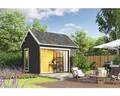 Produktbild: Gartenhaus Outdoor Life Murano 2 inkl. Fußboden 430 x 336,1 cm carbongrau