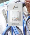 Produktbild: Küchentuch Geschirrtuch Bike at the Beach ♥ Ambiente 50 x 70cm 100% Baumwolle