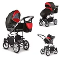 Produktbild: Kinderwagen-Set Craft 5 in 1 inkl. Sportsitz, Autositz, Iso Base und Zubehör - 17 Teile - in 18 Farben