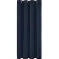 Produktbild: Deconovo Verdunkelungsvorhang Blickdichte Gardinen Lärmschutzvorhang Ösen, 138x132 cm(HöhexBreite), Dunkelblau, 1 Stück