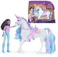 Produktbild: Unicorn Academy Layla und Einhorn Glacier Set - ca. 12 cm große Originalfiguren zur beliebten Netflix Serie mit Zwei Accessoires und Haarbürste für fantasievolles Rollenspiel, für Kinder ab 4 Jahren