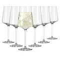 Produktbild: RITZENHOFF 6301002 Weißweinglas 400 ml - Serie Lichtweiss - 6 Stück im Geschenk-Set - stilvoll-modern - Made in Germany