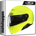 Produktbild: MODULARHELM FÜR MOTORRAD HJC I91  FLUORESZIERENDES GRÜN L