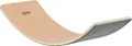 Produktbild: goki 59968 - Balance Board Wave aus Holz und Filz, Motorikspielzeug für Jungen und Mädchen, Gleichgewichtstrainer bis 150kg belastbar, Wackelbrett im Kinderzimmer, 82 x 30 x 1,6cm, ab 2 Jahre