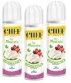 Produktbild: 3x Parmalat Chef Panna Spray Süßwaren Produkt Basis von Sahne Creme-Spray 250g