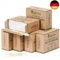 Produktbild: 1200 Bambus Wattestäbchen (6 x 200 Stück) – 100% Plastikfrei, Biologisch Abb