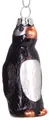 Produktbild: BRUBAKER Christbaumschmuck Mundgeblasene Weihnachtskugel Pinguin, tierischer Weihnachtsschmuck-Anhänger aus Glas, handbemalt - 7.5 cm