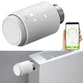 Produktbild: revolt Heizkörperthermostate: Programmierbares Heizkörper-Thermostat mit Bluetooth, App, LED-Display (Thermostat Heizung Digital, Heizkörperthermostat Bluetooth, Programmierbare)
