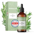 Produktbild: Rosmalin® Rosmarinöl Haare | 100% Bio | Dermatologisch getestet - für Frauen & Männer geeignet - Reine Naturkosmetik für Haare & Kopfhaut - Pflegende Kopfhautbehandlung