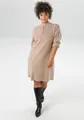 Produktbild: Strickkleid mit Stehkragen und Reißverschluss - NEUE KOLLEKTION, Gr. 50 - N-Gr, camel N-Gr