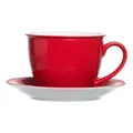 Produktbild: Ritzenhoff & Breker Doppio Jumbo Obere Obertasse Ober Tasse Geschirr Rot 350 ml
