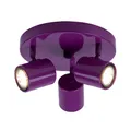Produktbild: Deckenstrahler Deckenlampe bewegliche Spots Lila RGB LED dimmbar Deckenleuchte