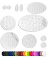 Produktbild: aZengear Reparaturflicken für Daunenjacken (30+ Farben) selbstklebend | weich, wasserdicht & reißfestes Ripstop-Nylongewebe | für Kleidung, Schlafsäcke & Zelte | 11 Stück, Transparent