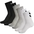 Produktbild: Hummel Hmlchevron 6-Pack Socks - white/black/grey /Gr: 45-48