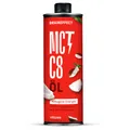 Produktbild: BRAINEFFECT MCT C8 Öl (1000ml) – 100 % Kokosnuss-Extrakt für Energie & Fokus