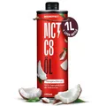 Produktbild: BRAINEFFECT MCT-Öl C8 – Reiner Extrakt aus Kokosöl, Bildet 3x mehr Ketone als andere MCT-Öle, Ideal für Low-Carb-, Paleo- und ketogene Ernährung & Bulletproof Coffee – 1 Liter