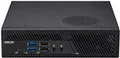 Produktbild: ASUS PB63-B3011AH. Prozessorfamilie: Intel Core i3, Prozessor: i3-13100. Speicherkapazität: 8 GB, Interner Speichertyp: DDR5-SDRAM. Gesamtspeicherkapazität: 256 GB, Speichermedien: SSD. On-Board Grafikadaptermodell: Intel UHD Graphics 730. WLAN. Installiertes Betriebssystem: Windows 11 Pro, Betriebssystemsarchitektur: 64-Bit. Gehäusetyp: Mini PC. Produkttyp: Mini-PC. Gewicht: 1,18 kg. Produktfarbe: Schwarz (90MS02R1-M000B0)
