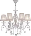 Produktbild: Weiß Klassisch Leuchter Kronleuchter 6xE14/40W IP20 63x116 [cm]